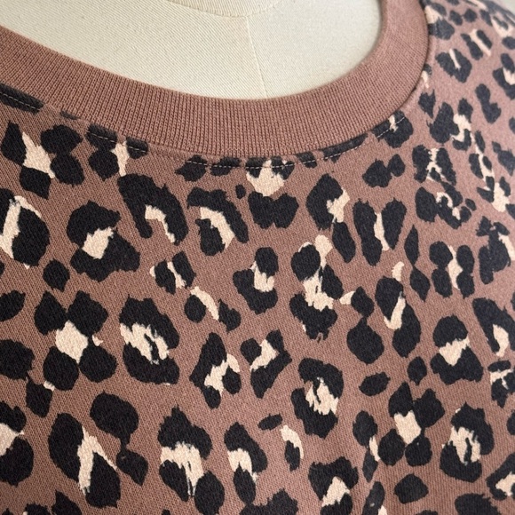 Rails Reeves Sweater‎ Mountain Leopard Print Top Sweatshirt Size L Relaxed Fit - Picture 10 of 13